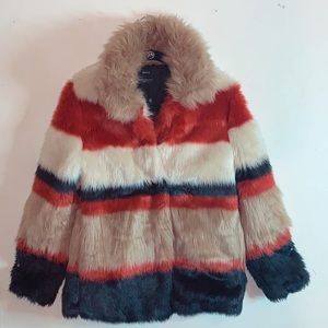 Faux Furr Bershka Coat